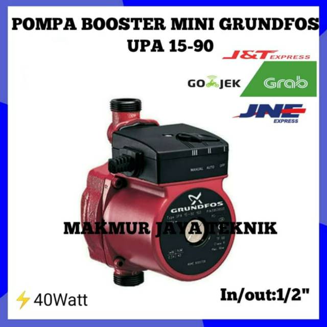 Jual Pompa Mini Booster Grundfos UPA 15 - 90 Pompa Pendorong