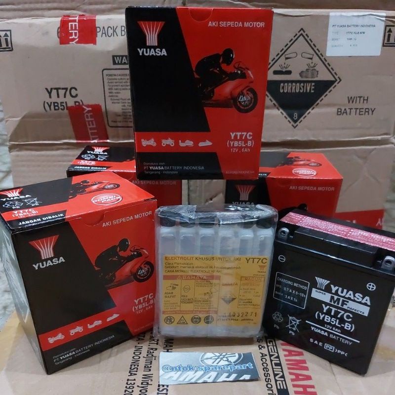 Jual Aki Kering YUASA FIZR Vega JupiterZ Jupiter MX lama Mio Lama Mio ...