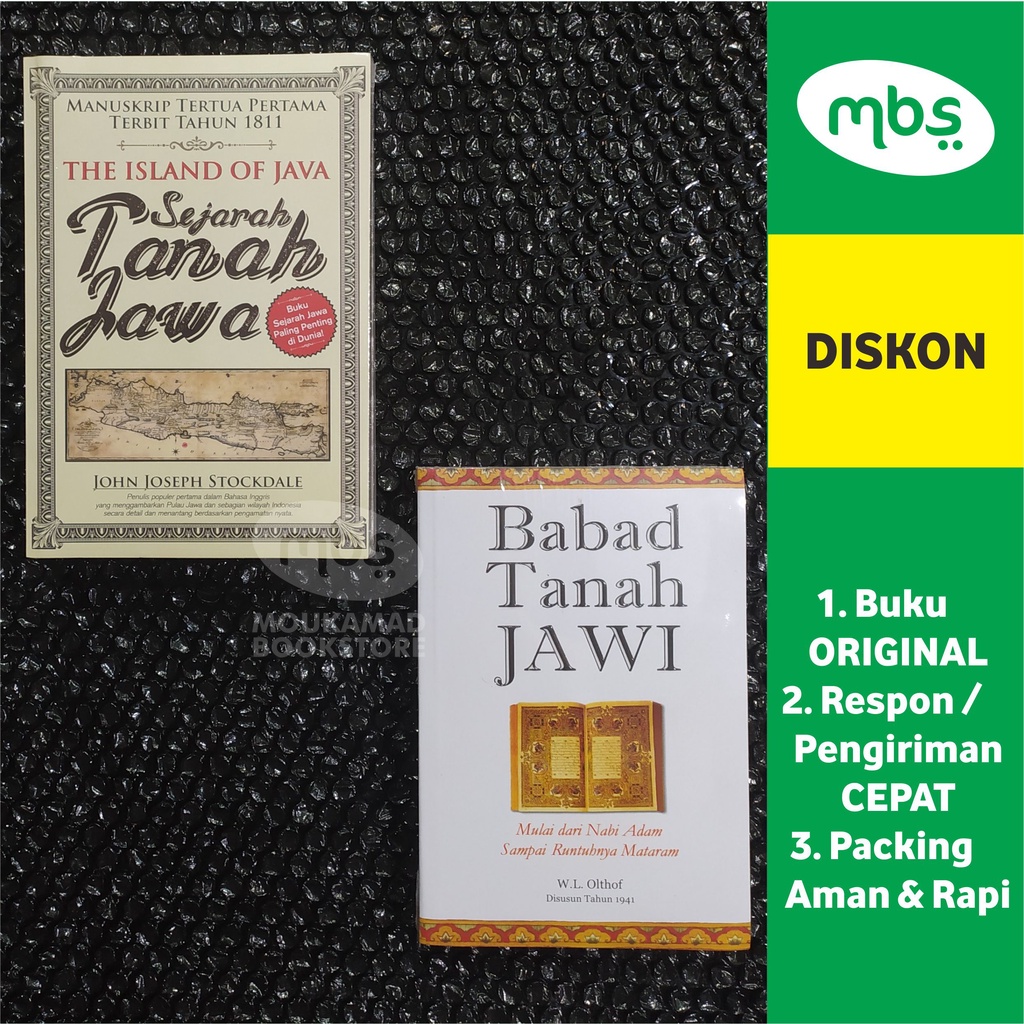 Jual Paket Buku Sejarah Tanah Jawa And Babad Tanah Jawi Shopee Indonesia