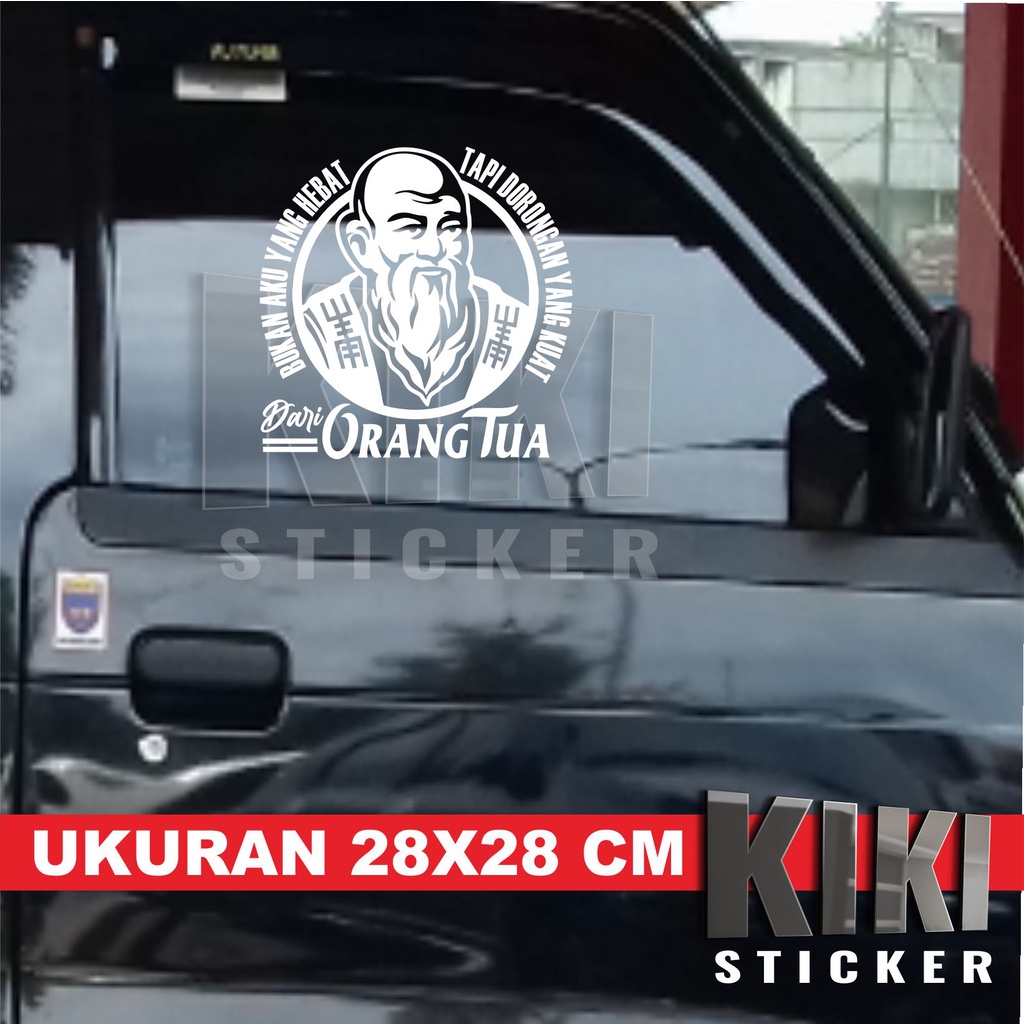 Jual CUTTING STICKER KACA MOBIL BODY PINTU KAP STIKER BUKAN AKU YANG ...