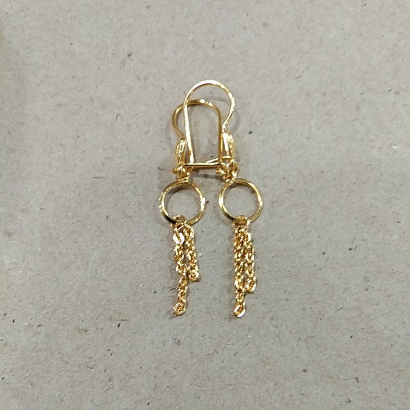 Jual anting desi bandul rante 1 gram emas muda | Shopee Indonesia