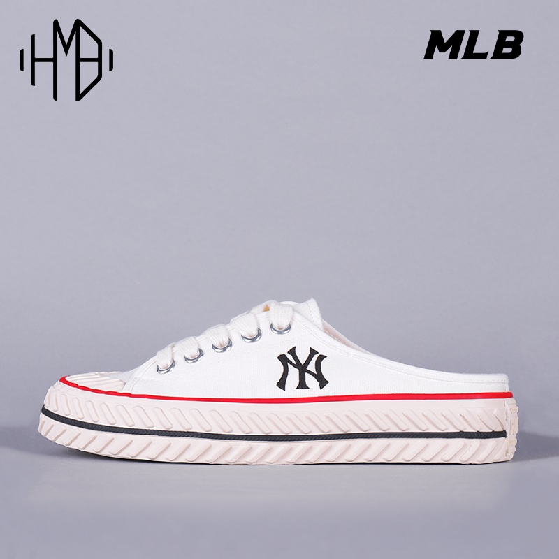 Jual MLB Korea NY Yankees Playball Origin Mule White Shopee Indonesia