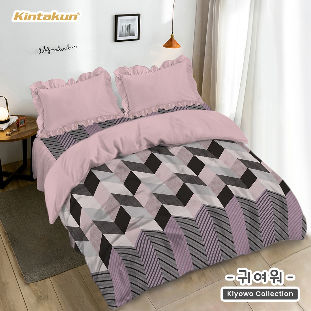 Jual Kintakun Bed Cover Set 180 King Minimalis Dluxe Nirmana 20 Cm ...