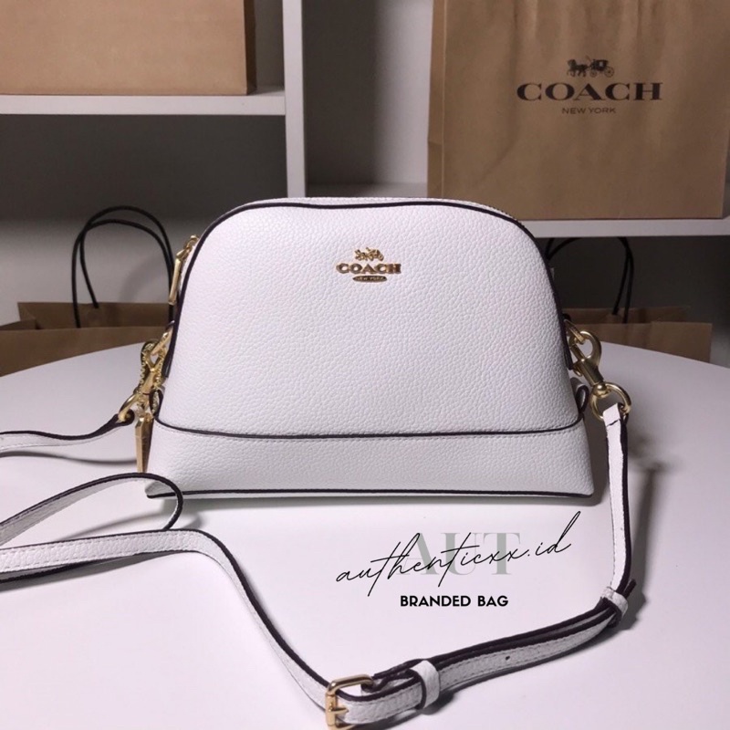 Coach dome crossbody black hotsell