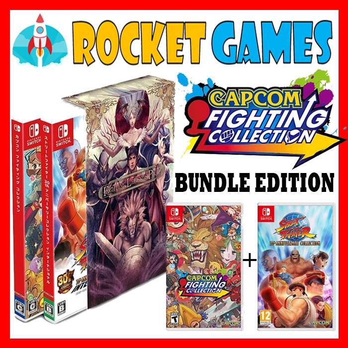 Jual Nintendo Switch Capcom Fighting Collection BUNDLE EDITION ( 2 ...