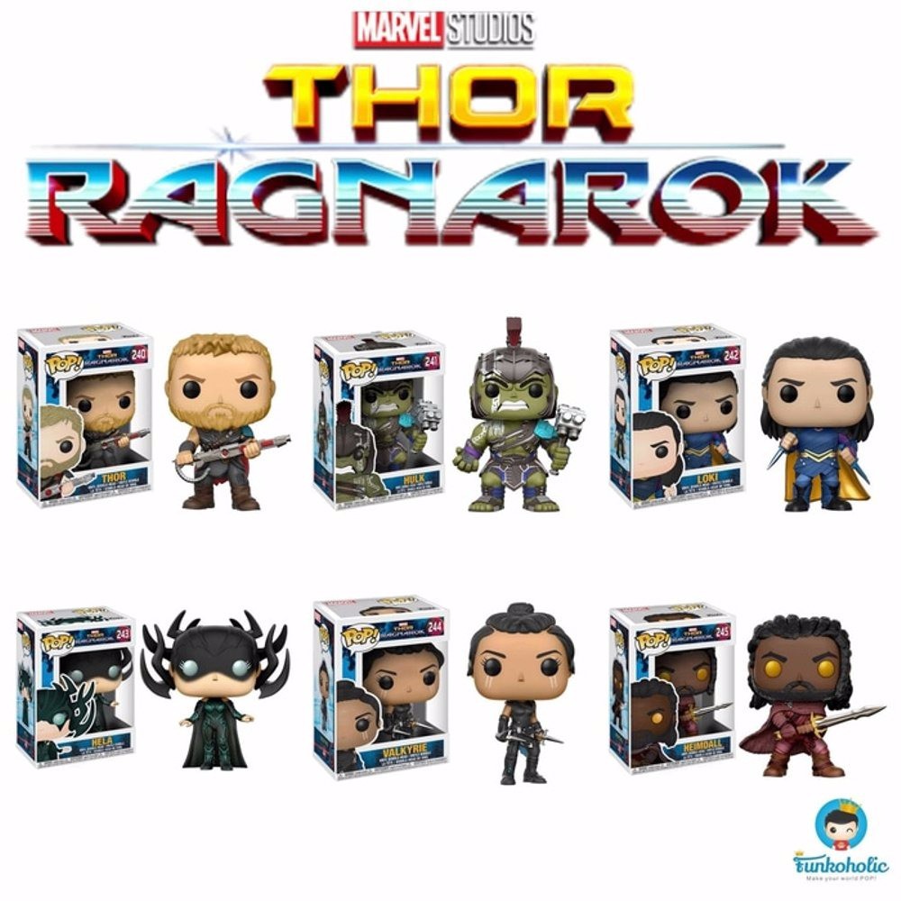 Jual Funko POP Set Promotion Marvel Thor Ragnarok 6 items | Shopee ...