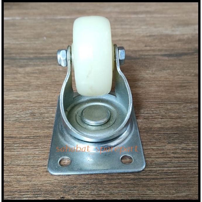 Jual RODA TROLI NILON DIAMETER 2,5 INCH PUTARAN 360 DERAJAT | Shopee ...