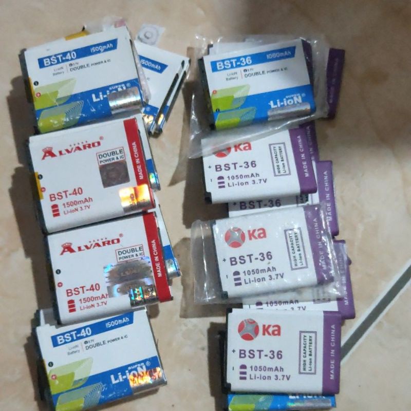 Jual Standar baterai BST 36 | bst 37 | bst 40 battery bst-40 batre bst ...