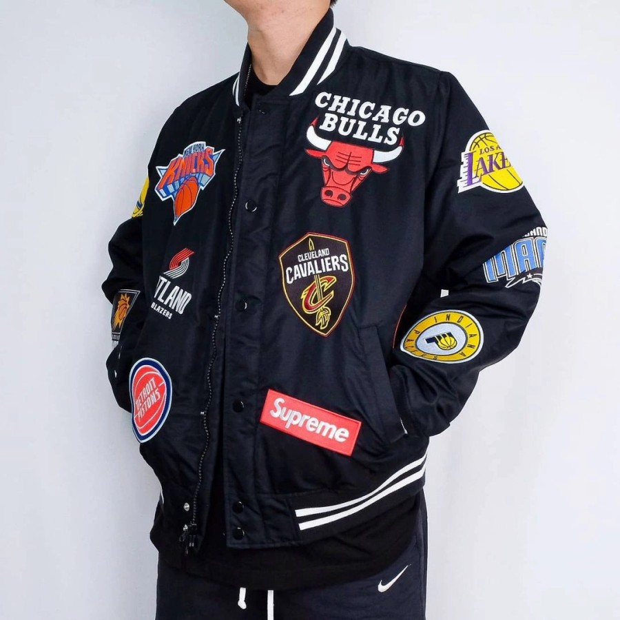 X Supreme X Nba College Jacket | atelier-yuwa.ciao.jp