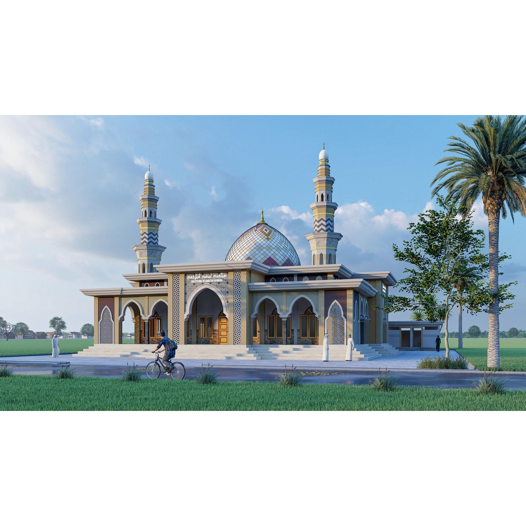 Jual DESAIN MASJID MODERN 21x23 METER | Shopee Indonesia