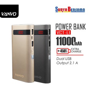 Jual Vanvo Charger Power Bank Pb Powerbank Lcd Vct L Mah Shopee Indonesia