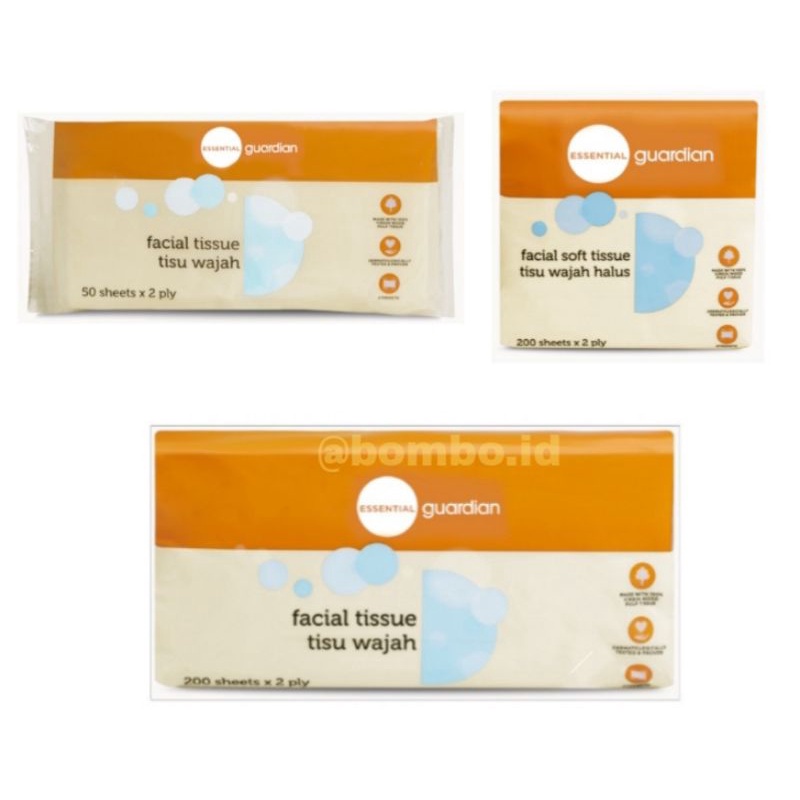 Jual Guardian Facial Tissue | Tisu Wajah 50-200 Sheet | Shopee Indonesia