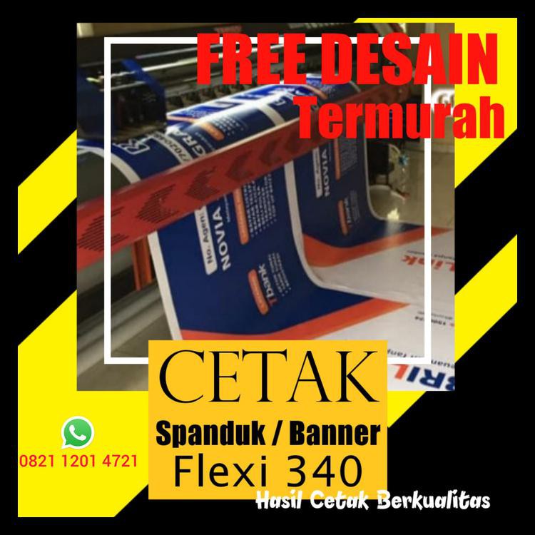 Jual Cetak Spanduk Print Banner Baliho Online Murah Hires Flexi Shopee Indonesia