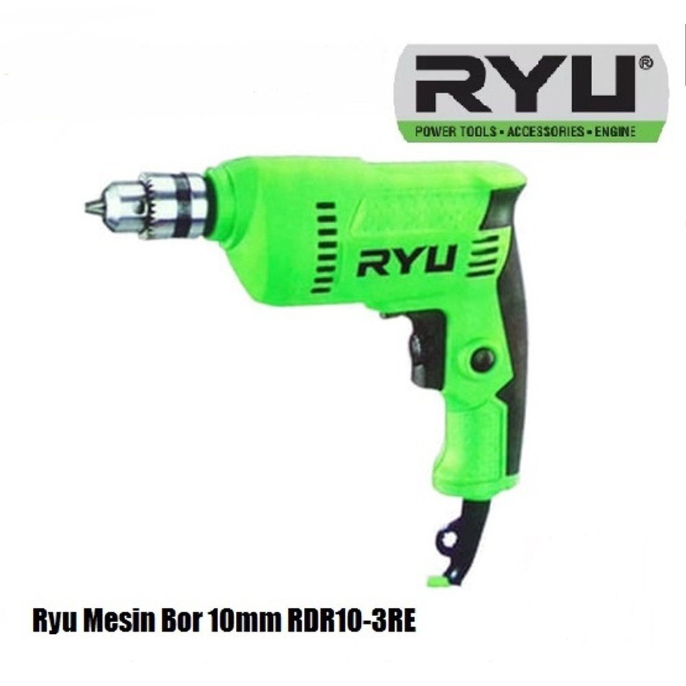 Jual Mesin Bor Ryu RDR 10-3 RE - Bor Besi Kayu 10 mm Variable Speed ...