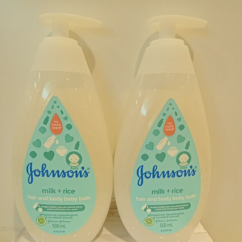Jual Johnsons Baby Bath Milk+Rice 500ml | Shopee Indonesia