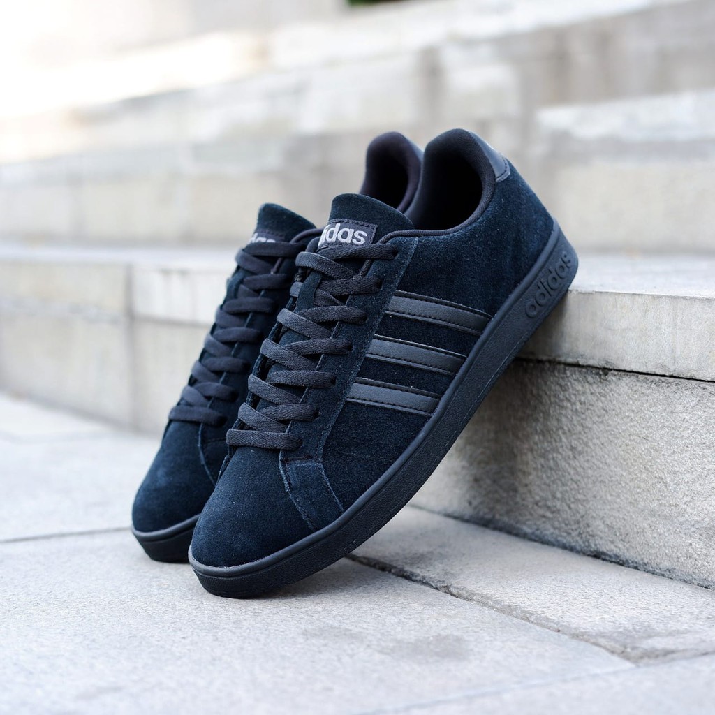 Adidas neo baseline suede dark navy sale