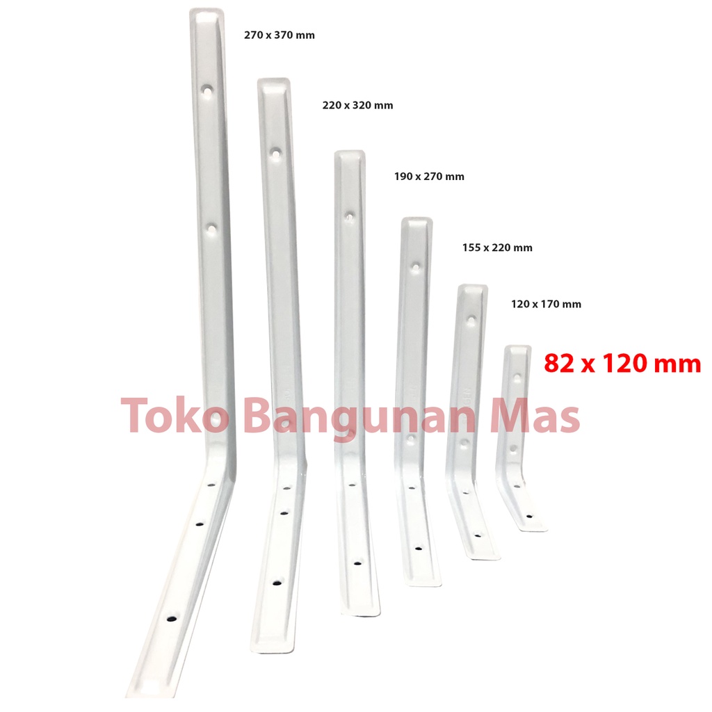 Jual Siku Rak L Tebal KOTAK SOLIGEN 82mm x 120mm / Penahan rak SOLIGEN ...