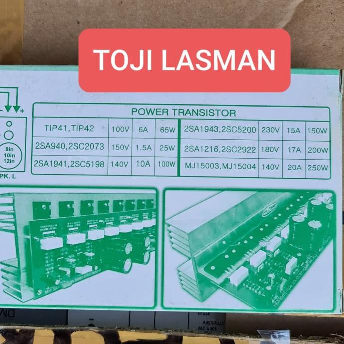 Jual Modul Driver Amplifier Stereo Dms 095 Dms095 8 Tr Sanken Hanaya ...