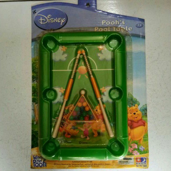 Jual Mainan Anak Billiard Billyard Mini Pooh Pool Table Disney | Shopee ...