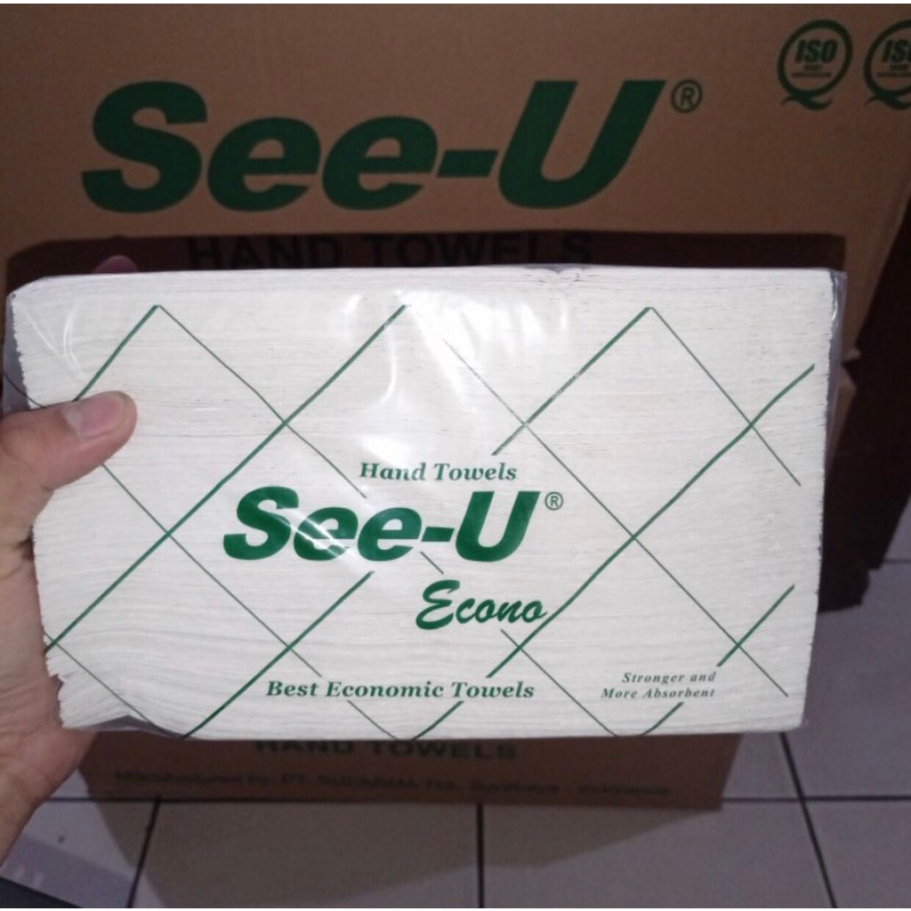 Jual SEE-U Tissue Hand Towel Econo SEE U SeeU Tisu Tangan 140 sheets