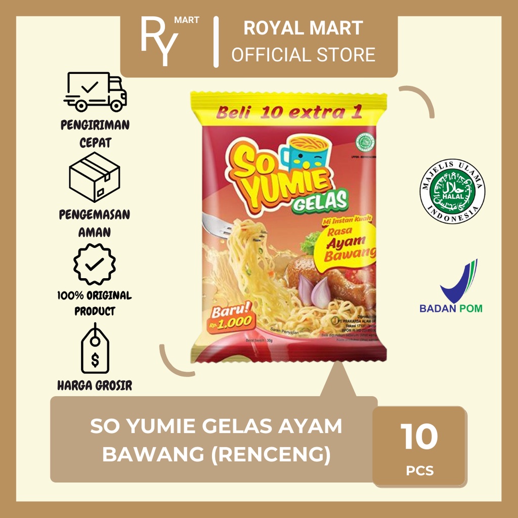 Jual Mie Instan Gelas So Yumie Ayam Bawang Shopee Indonesia