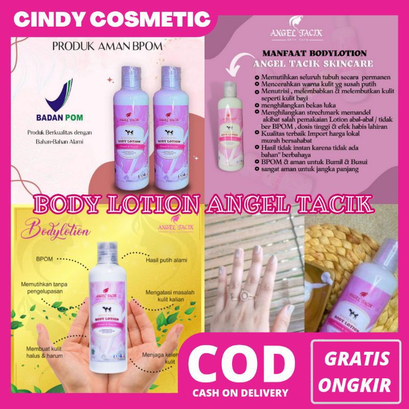 Jual ANGEL TACIK BODY LOTION ORIGINAL 250 GRAM Shopee Indonesia
