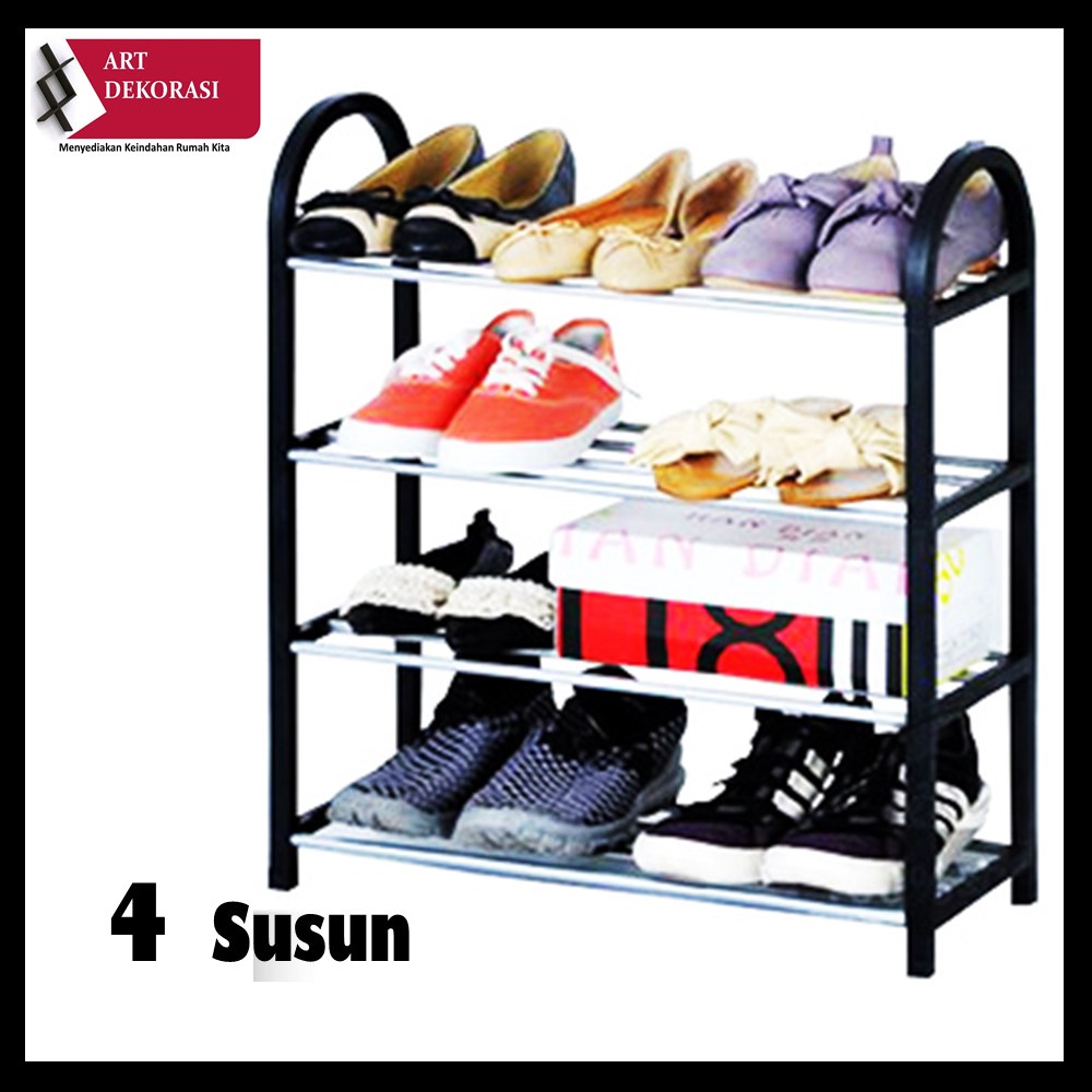 Jual Rak Sepatu Rak Sandal Rakitan Simple Dan Ringan Dekorasi Rumah ...