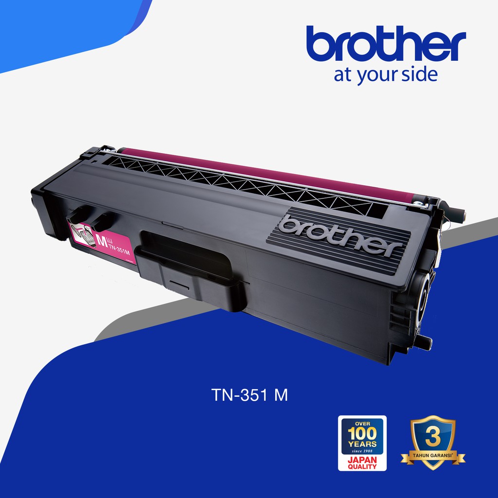 Toner Brother Original TN351 Magenta for HL-L8250CDN, HL-L8350CDW, MFC-L8850CDW - Original Resmi