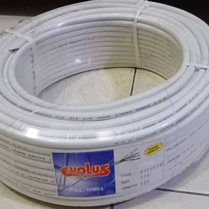 Jual Kabel Listrik Evolus Hyo X X M Putih Shopee Indonesia