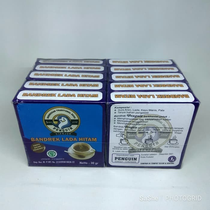 Jual Bandrek Bajigur Penguin Minuman Kesehatan Tradisional Jawa Barat