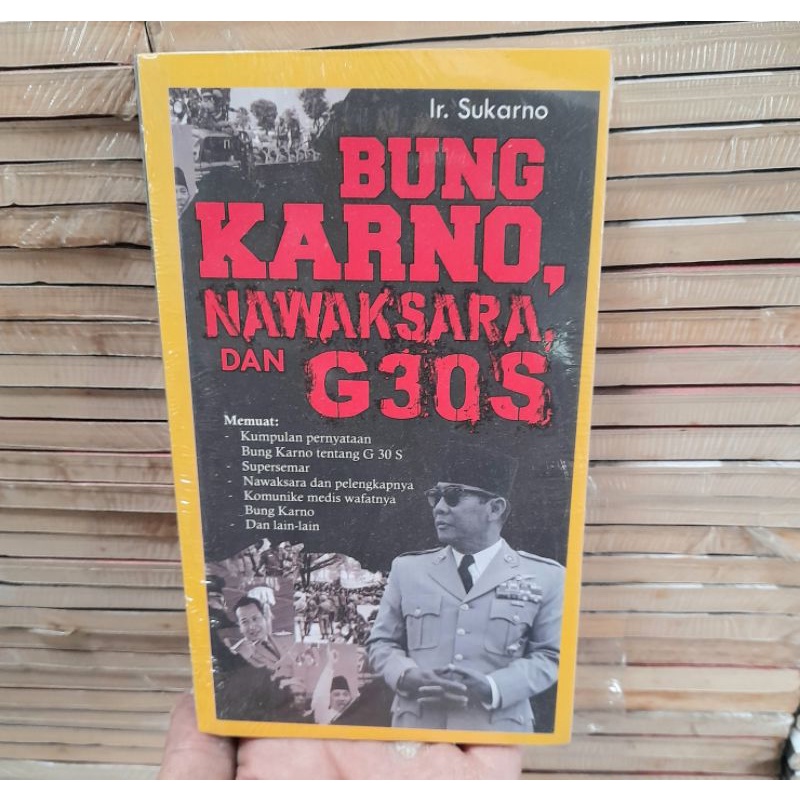 Jual Bung Karno Nawaksara Dan G30s Sukarno Buku Asli Shopee Indonesia