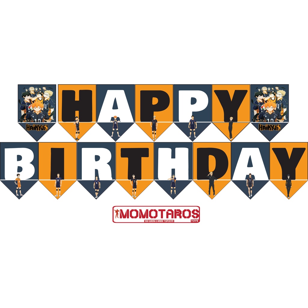 Jual Banner HBD Haikyuu set | Shopee Indonesia