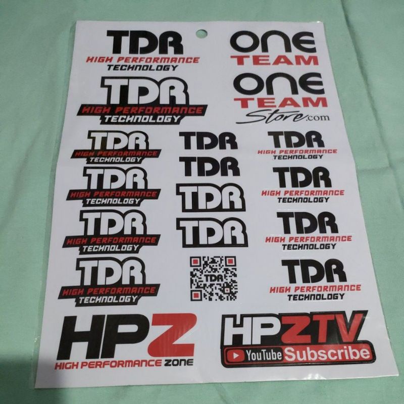 Jual Stiker Sticker Tdr One Team Original Shopee Indonesia