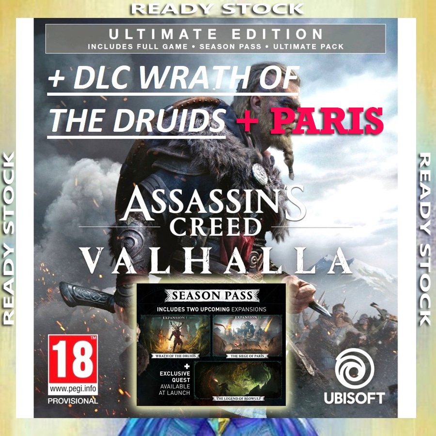 Jual Assassins Creed Valhalla Ultimate Edition Pc Original Shopee