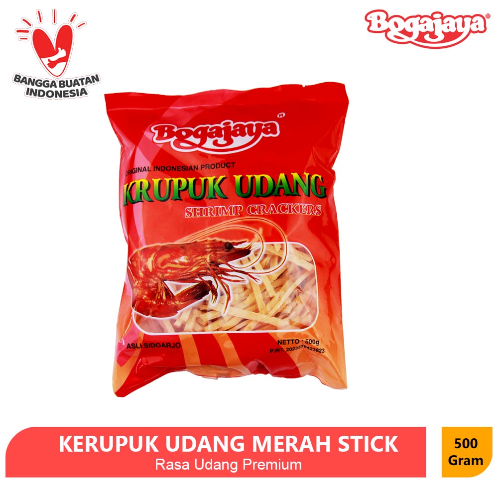 Jual Kerupuk Udang Merah Bogajaya Oleh Oleh Surabaya Gram Krupuk