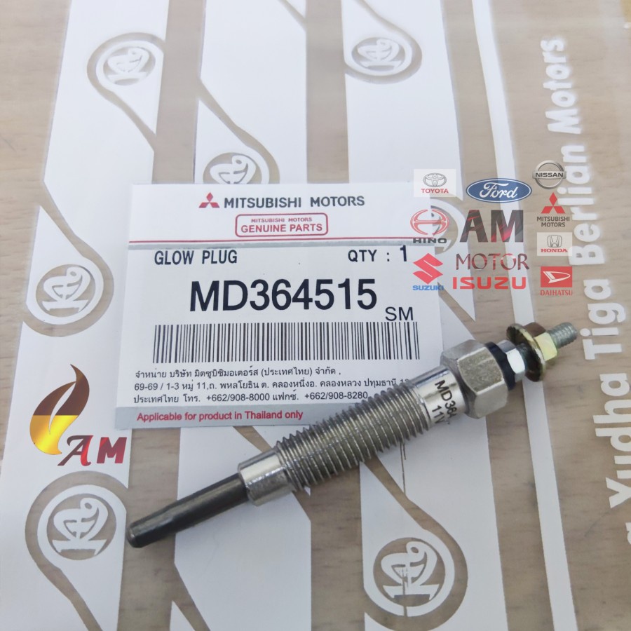 Jual BUSI PEMANAS GLOW PLUG L300 KUDA DISEL L038 L200 STRADA TRITON 2.8 ...