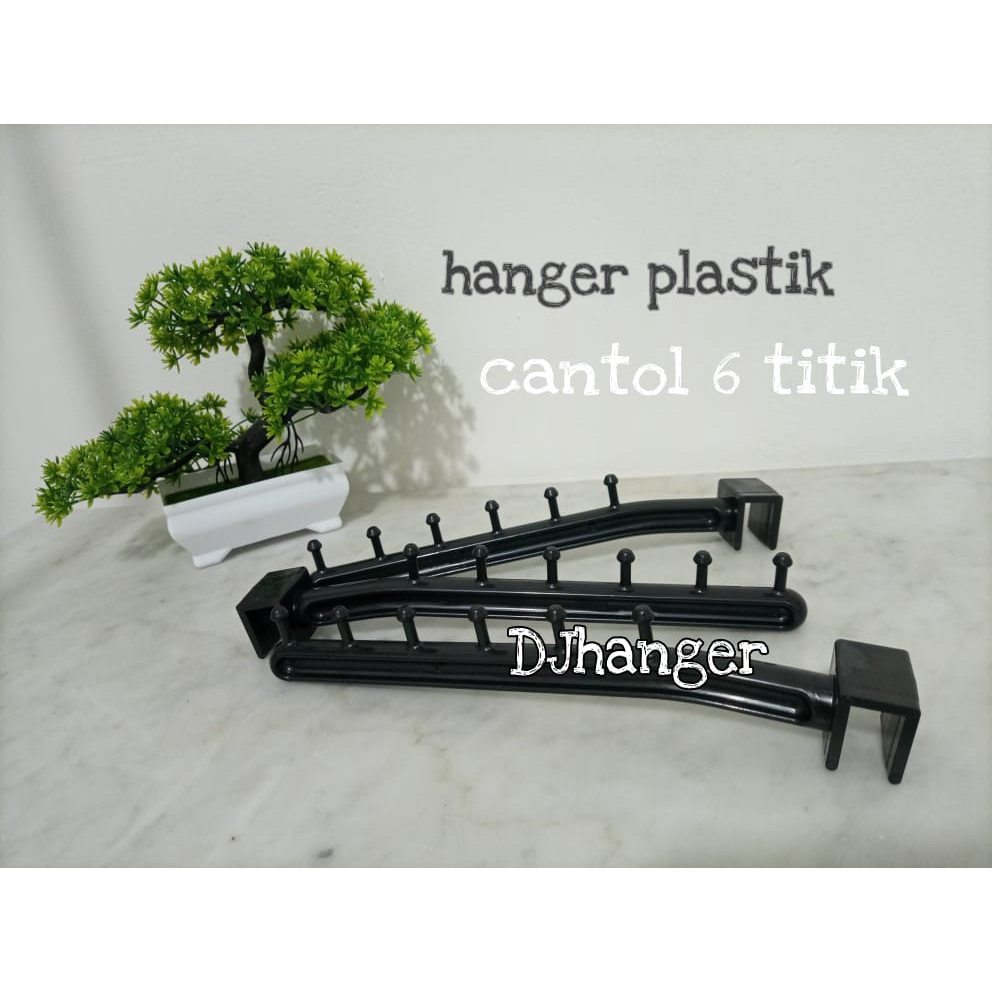 Jual Hanger Suling Plastik Titik Paku Tekuk Shopee Indonesia