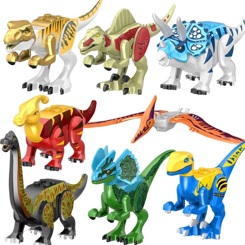 Jual Mainan Figure Dinosaurus Spinosaurus Triceratops Dilophosaurus ...