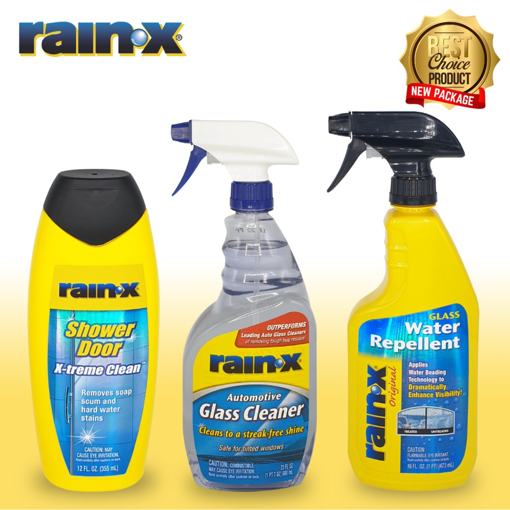 Jual Paket RainX Glass Water Repellent, Shower Door Xtreme, Glass