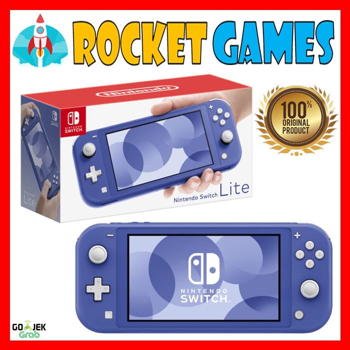 Jual Console Nintendo Switch Lite Blue TERMURAH !!! | Shopee Indonesia