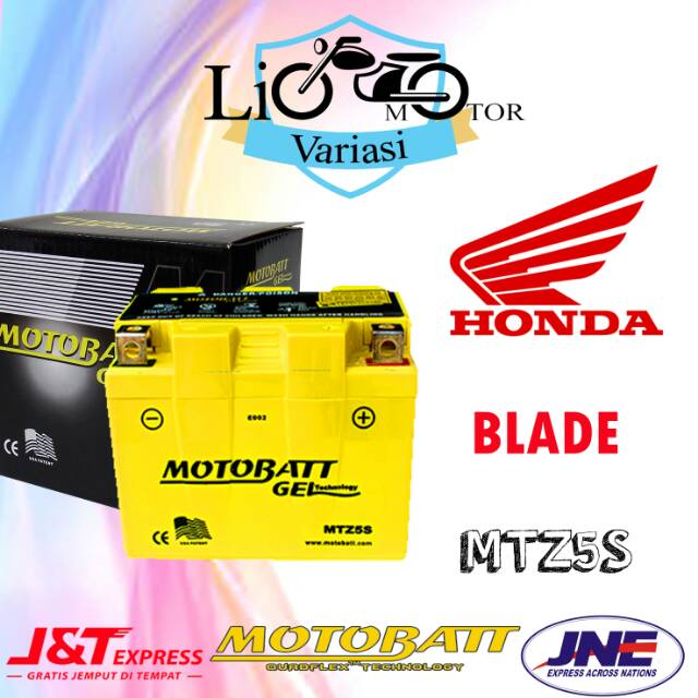 Jual BEST SELLER!! AKI motor honda blade motobatt mtz5s aki kering aki