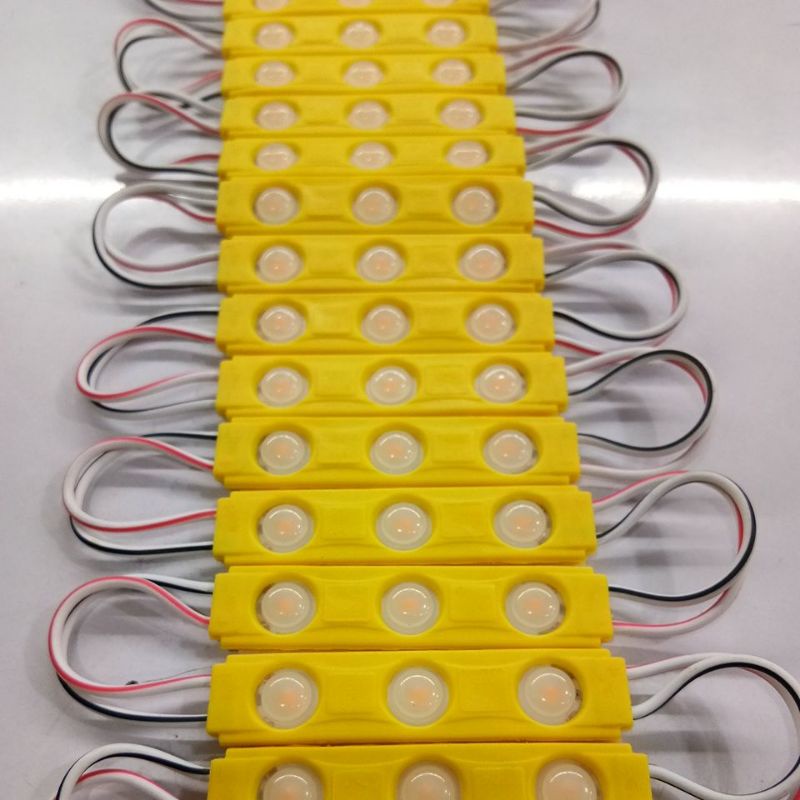 Jual Led Module 3 Mata DC 12V samsung Cerohs 1.5Watt ip65 warna kuning ...