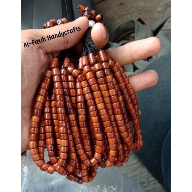 Jual Gelang tasbih kaoka 33 warna coklat butir gelang kokka marjan ...