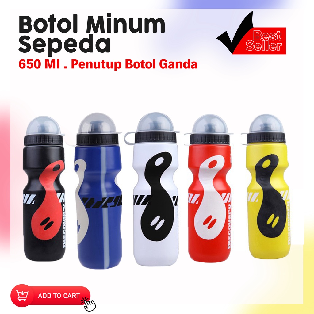 Jual Botol Minum Sepeda 650ml | Botol Sepeda | Shopee Indonesia