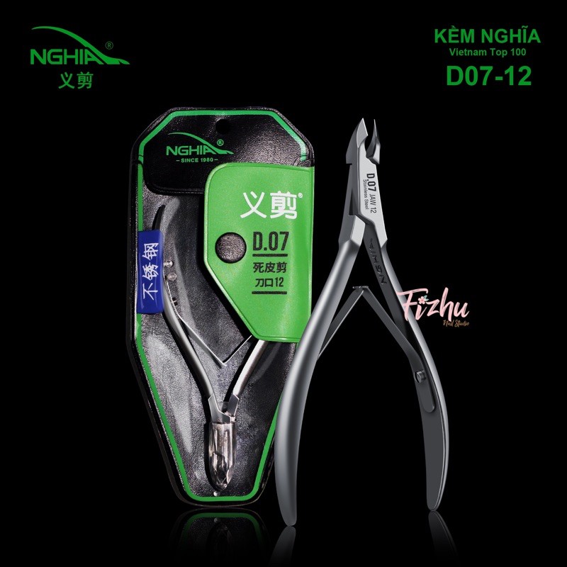 Jual cuticle nipper NGHIA D07 JAW 12 super tajam / nipper NGHIA D07 ORIGINAL VIETNAM Shopee