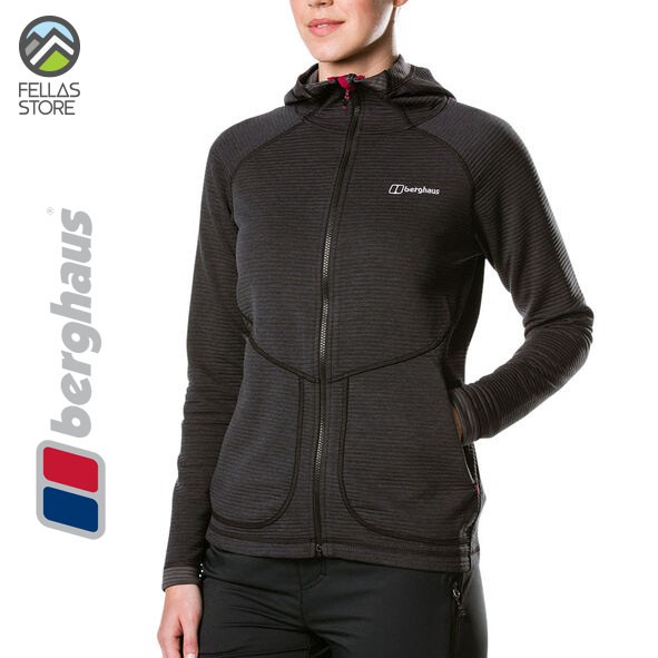 Jual Berghaus Women s Redonda Hooded Jacket Black Shopee Indonesia