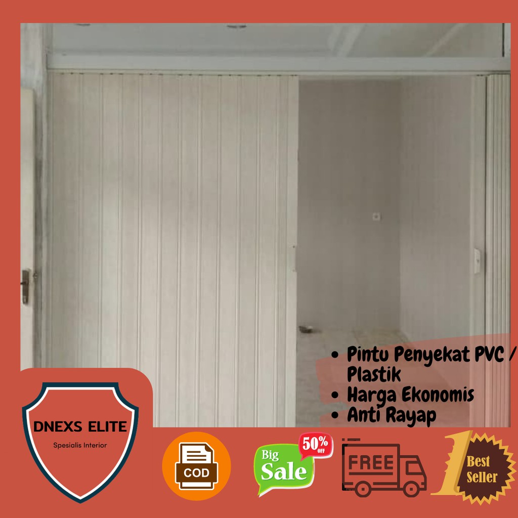 Jual Promo Tirai Partisi Ruangan Pvc Pintu Lipat Pvc Folding Door