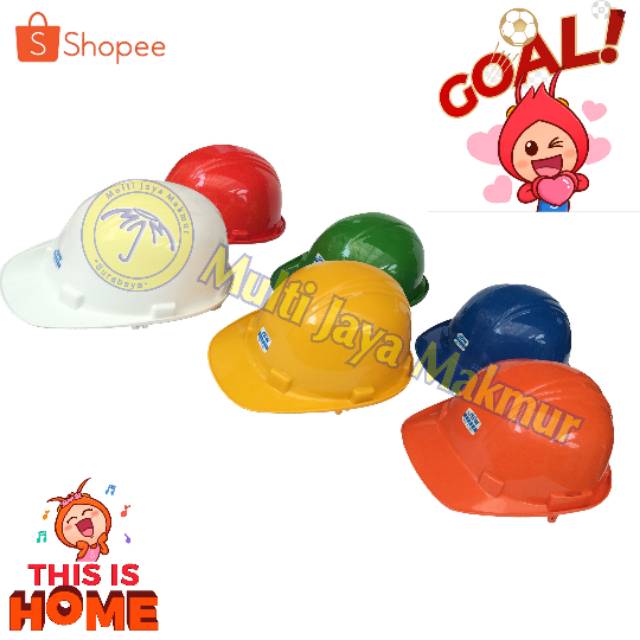 Jual Safety Helm/ Helmet Safety Proyek Lengkap | Shopee Indonesia