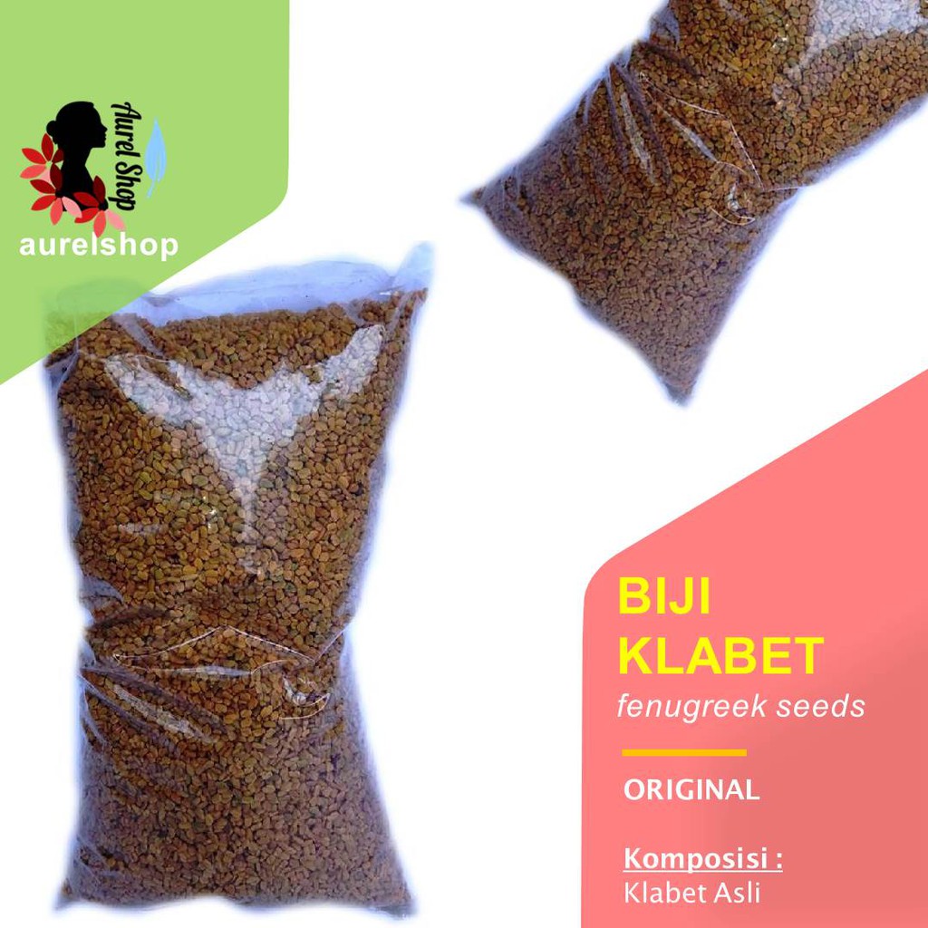 Jual Biji Klabet 1 Kg Kelabet Hulbah Alba Fenugreek Seeds