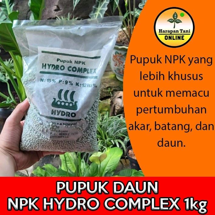 Jual Pupuk NPK Daun Hydro Complex 1kg | Tinggi Nitrogen | Pertumbuhan ...